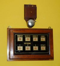 Antique Butlers Bell Box - Manor House