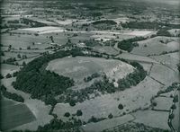 Cadbury Castle, South Cadbury - aerial view 1967