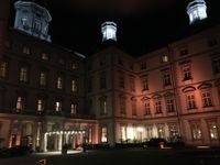 Grandhotel Schloss Bensberg by night