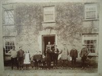The Household of the Lord of the Manor - Victorian photograph &copy;The Baron de Newmarch Collection