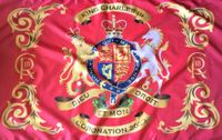 Red Coronation Flag